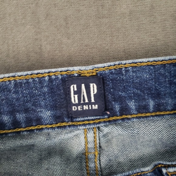 Gap Jeans Womens Size 27 Cheeky Straight Button Fly Raw Hem - Picture 8 of 12